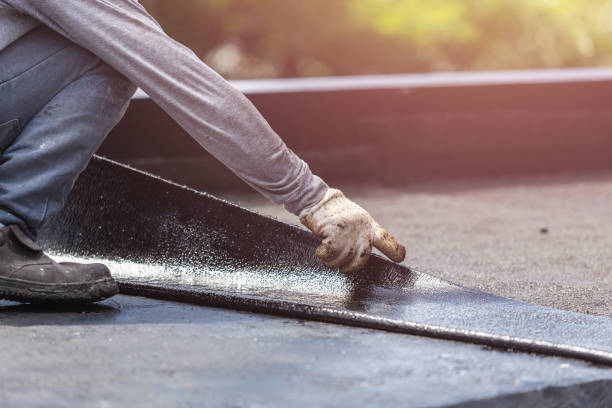 Professional Vapor Barrier Installation technician working in Hebron, OH